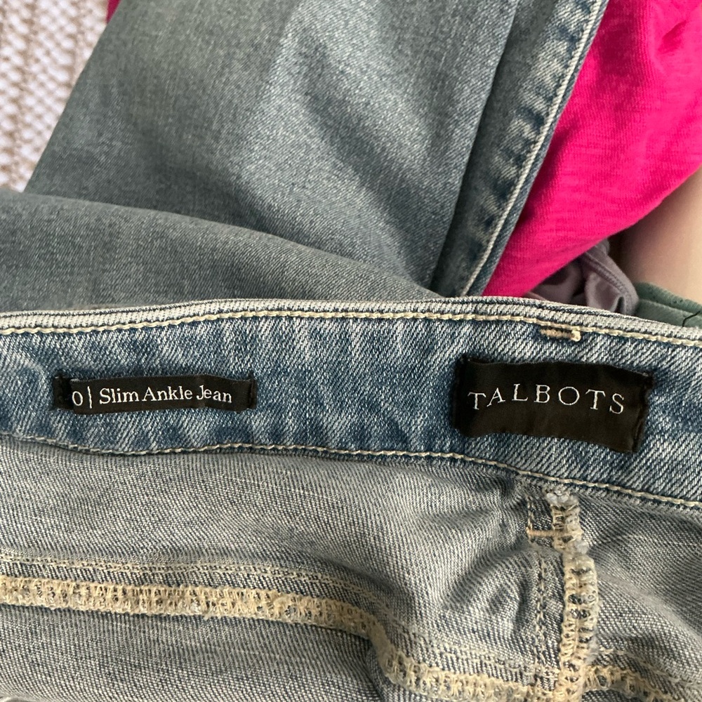 Talbots High Rise Light Blue Jeans - Picture 6 of 12
